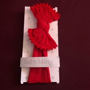 Baby bling red headband